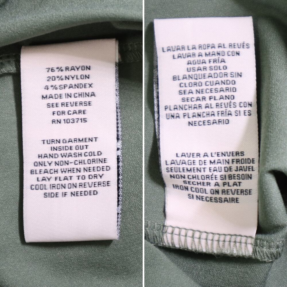 Nanette Lepore Size S Freedom Stretch Pull-on Pants Prairie Sage Green - Picture 10 of 10